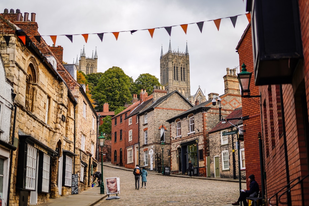 A view of the old town of Lincoln